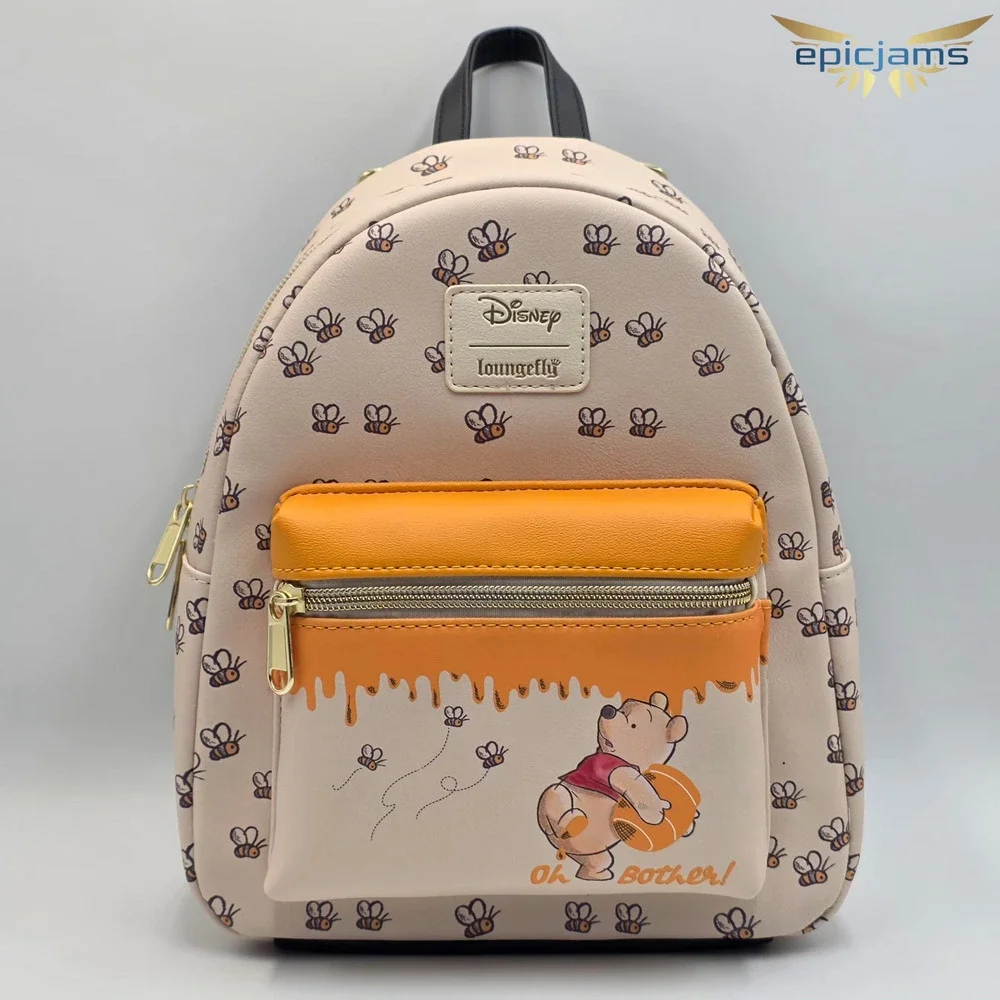 Loungefly Disney Winnie The Pooh Bees & Honey Mini Backpack New